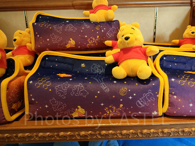 ディズニーうとうと眠るプーさんグッズ：ティッシュボックスカバー（プーさん）