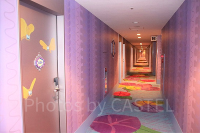 東京ディズニーセレブレーションホテルは廊下もかわいい!