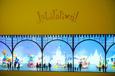 東京ディズニーリゾート アンコール! ザ・モーメンツ展:ジュビレーションのフロートミニチュア模型