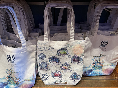 トートバッグ裏（ディズニーシー20周年グランドフィナーレグッズ）