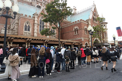 タワー・オブ・テラーの待ち列