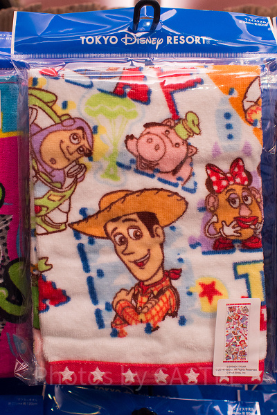 トイ・ストーリーのフェイスタオル