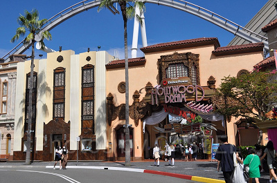 ユニバのハリウッド大通り