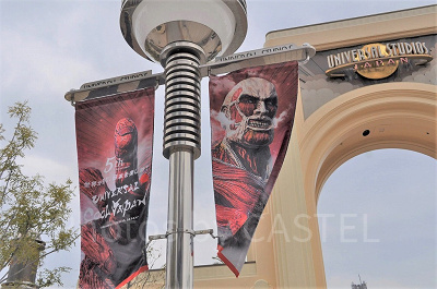 ユニバーサルクールジャパン2019「進撃の巨人」装飾／USJ