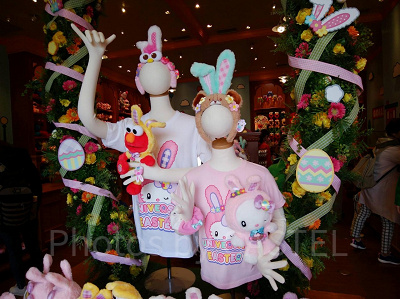 ユニバーサル イースターのディスプレイ／USJ