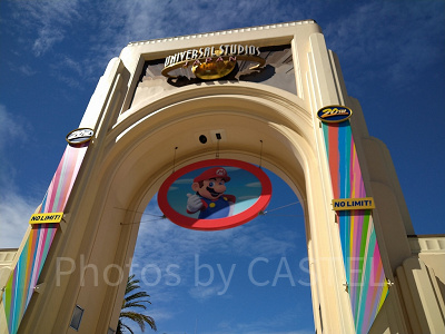 ユニバのコロシアムアーチ