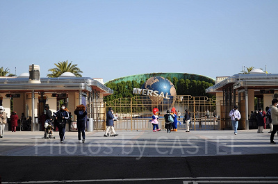 ユニバのエントランス