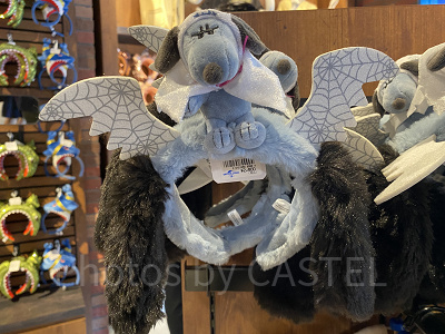 ユニバハロウィン2022グッズ：おばけシーツスヌーピーカチューシャ