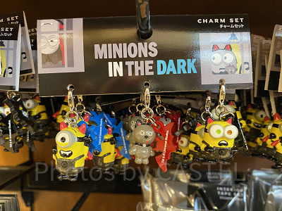 ユニバハロウィン2022グッズ：ミニオン＆ティムのチャームセット
