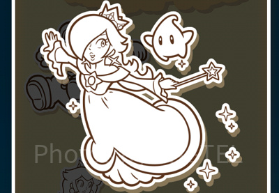 ユニバのパワーアップバンド：ロゼッタのスタンプ