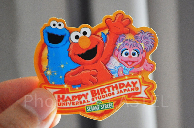 ユニバーサル・スタジオ・ジャパン（USJ)のバースデーシール