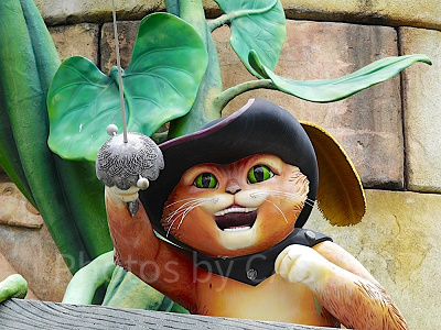 ユニバーサルスタジオシンガポール(USS)：長靴をはいた猫