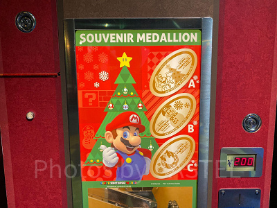 マリオのメダリオン（クリスマス）／USJクリスマスグッズ 2022