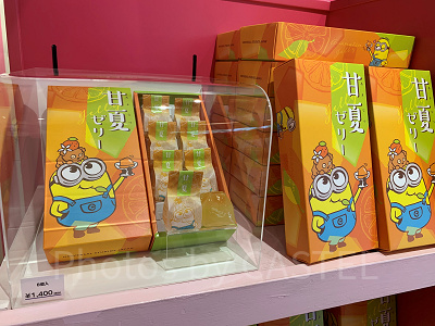 USJ ミニオン お菓子バケツ　ポーチ USJ ミニオン おせんべい ゴーグルクリップ付き ボブ お土産