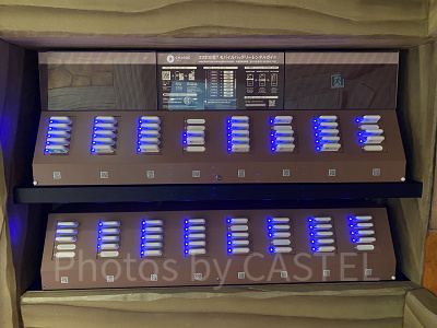 USJモバイルバッテリーレンタルサービス：キノピオ・カフェ横のトイレ入り口