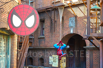 USJニューヨークエリア:スパイダーマン・フォトスポット
