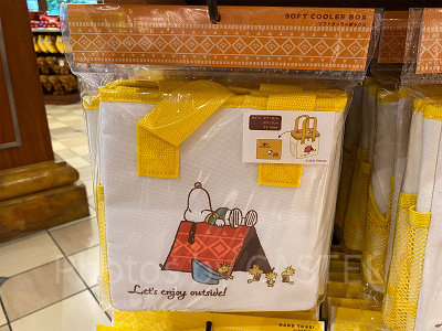 ソフトクーラーボックス/USJスヌーピーグッズ「Let's enjoy outside!」