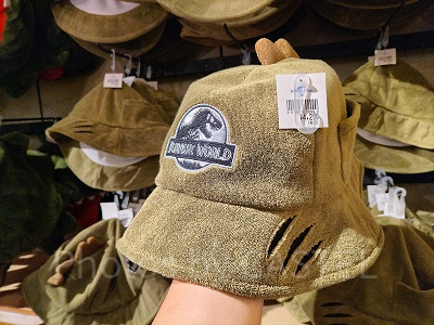 USJ冬グッズ:ジュラシックワールドの爪痕もこもこバケットハット