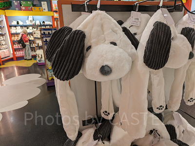 USJ冬グッズ/スヌーピーのぬいぐるみハット