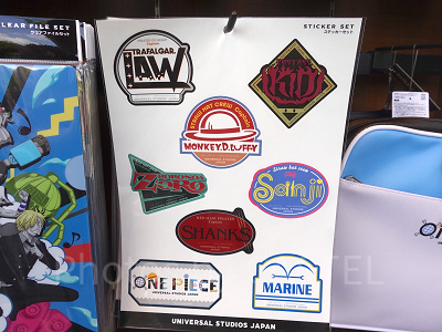  USJ×ワンピースコラボグッズ：ステッカーセット