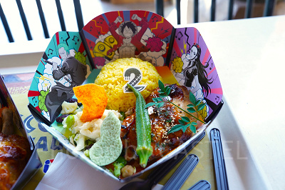 USJ×ワンピースコラボレストラン2022:ゾロの海賊焼き鶏メシ