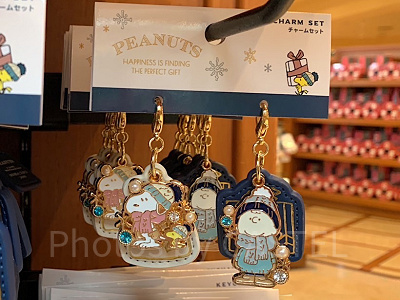 USJ2023冬グッズ/スヌーピー&チャーリーのチャームセット