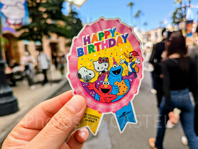 USJ/お誕生日シール