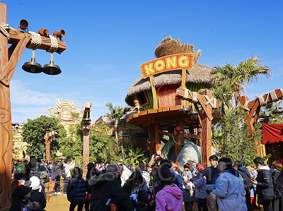 USJのドンキーコングエリア