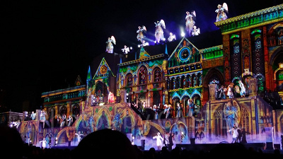 USJの「天使のくれた奇跡Ⅲ」/天使の登場