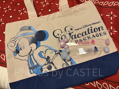 バケーションパッケージオリジナルトートバッグと光るバングル