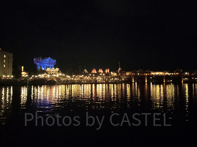 トランジットスチーマーライン乗り場横からの眺め