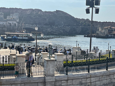 ディズニーシーのショー待ちの様子（16時20分ごろ）