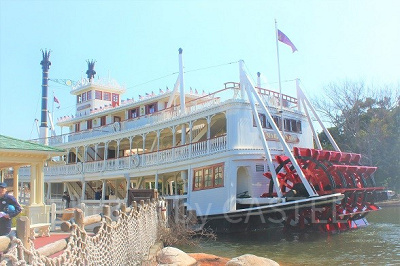 蒸気船「マークトゥエイン号」乗り場付近などで販売されていた「ホワイトチョコレート」味。