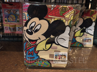 ワイドバスタオル(ディズニーランド43周年グッズ)