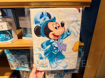 ワイドバスタオル(ディズニーシー25周年グッズ)