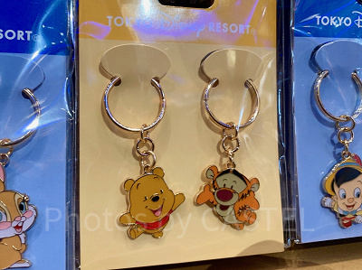 くまのプーさん&ティガーのディズニーペアキーチェーン