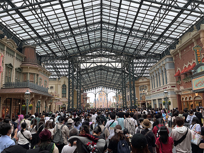  2022年9月15日(木)開園直後のワールドバザール