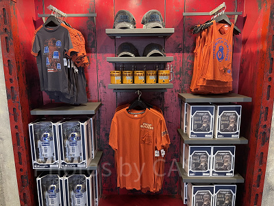 スターウォーズエリアならではのグッズに出会える！