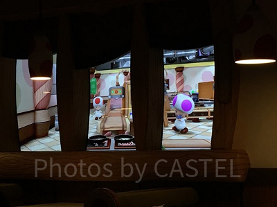 キノピオカフェではキノピオと会える