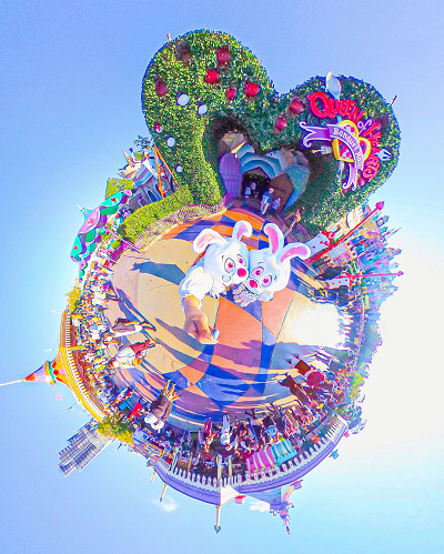 360 カメラで撮るディズニー Thetaのあるディズニーまとめ おすすめのフォトスポットも
