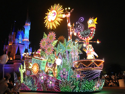 エレクトリカルパレード 登場フロート キャラクターの順番まとめ