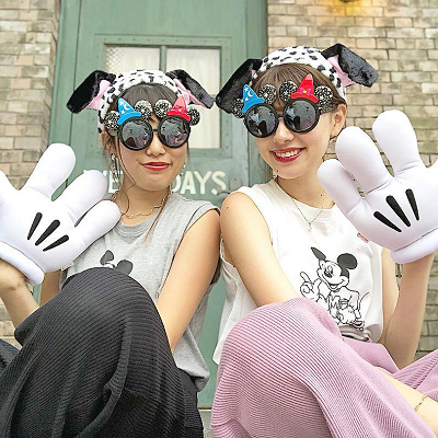 １０１匹わんちゃんヘアバンドコーデ