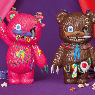 ハミクマキャンディとハミクマのポップコーンバケ