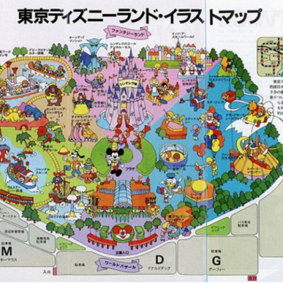 1983年のパークマップ