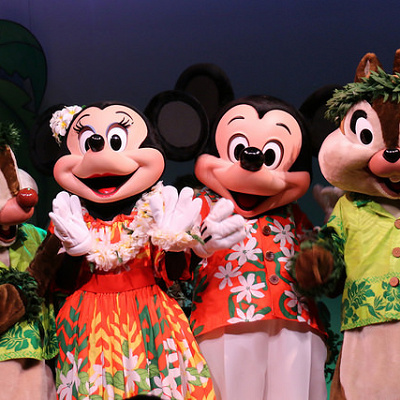 ディズニーリゾートならこんな4ショットも…