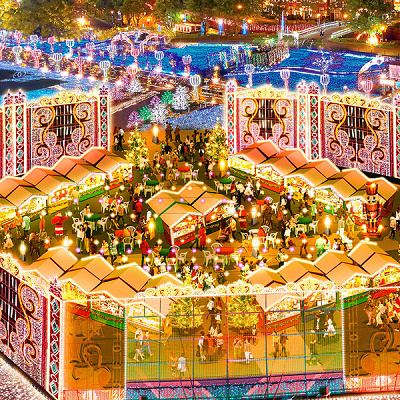 見ているだけでウキウキしてしまうクリスマスマーケット