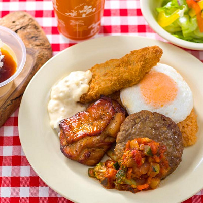 大人のお子さまランチをイメージしたプレートセット