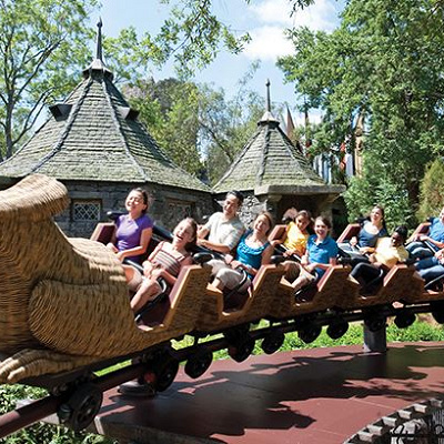 お子様でも乗れるジェットコースター