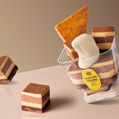 大人ならではの楽しみ♪ウイスキー角瓶香るティラミス