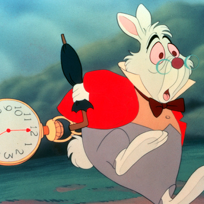 ふしぎの国のアリス：白うさぎ